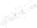 Part Location Diagram of 75735-12 Bear Cat Weldment, Inlet Adapter